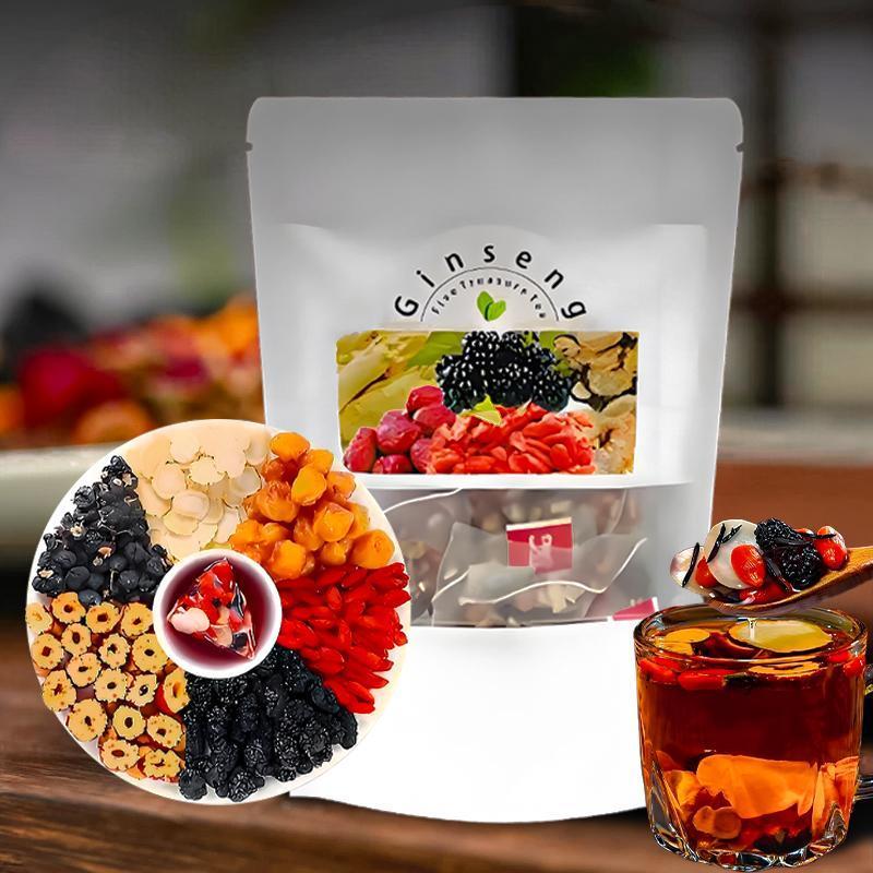 Ginseng Five Treasure Tea Natu - đánh giá và giá Natural Herbal Wellness