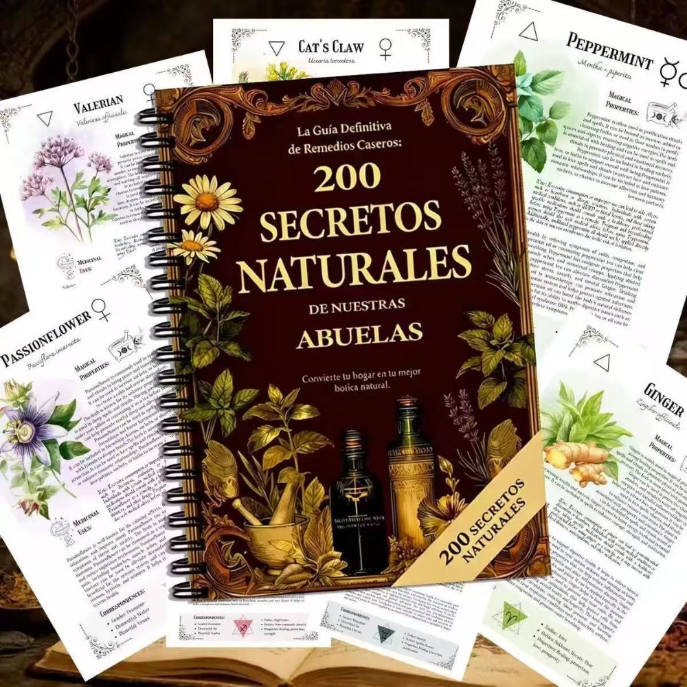 200 Natural Secrets A5 Spanish - đánh giá và giá Natural Herbal Wellness